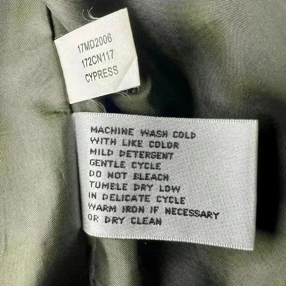 Kenneth Cole Women’s Anorak Olive Green Utility Jacket Size Medium - Picture 15 of 16